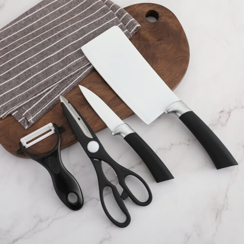 4 Pcs PP Handle Knife